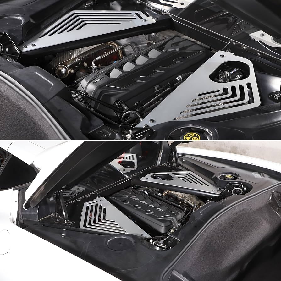 ２０２４年式　コルベット　C8 V型エンジン用カバー Chevrolet シボレー C8 コルベット 6.2Lエンジン用 ドライ
